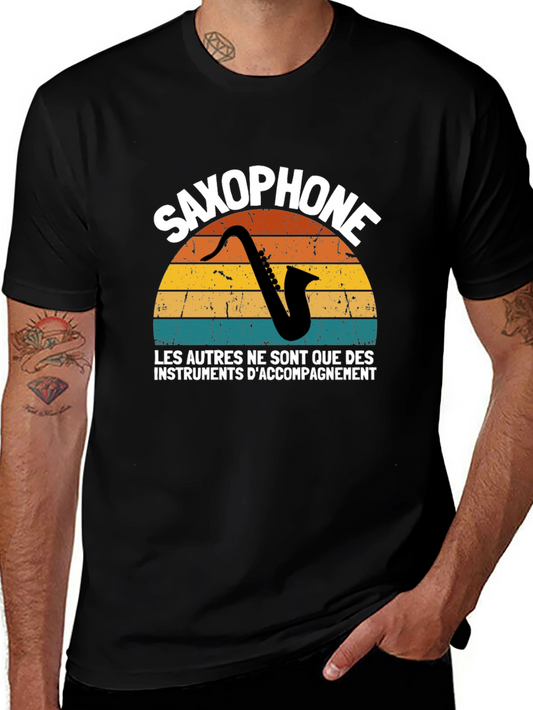 Saxophone T-Shirt - Vintage Style Music Tee
