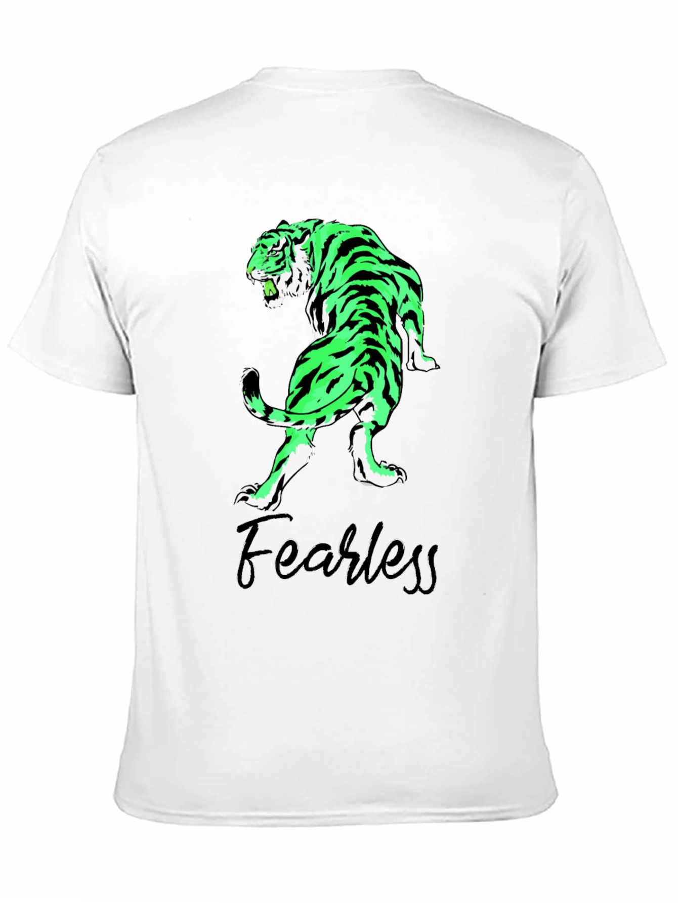 Fearless Tiger Graphic Tee - Black T-Shirt