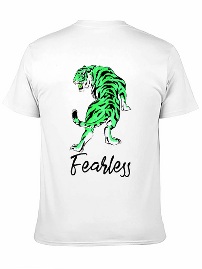 Fearless Tiger Graphic Tee - Black T-Shirt