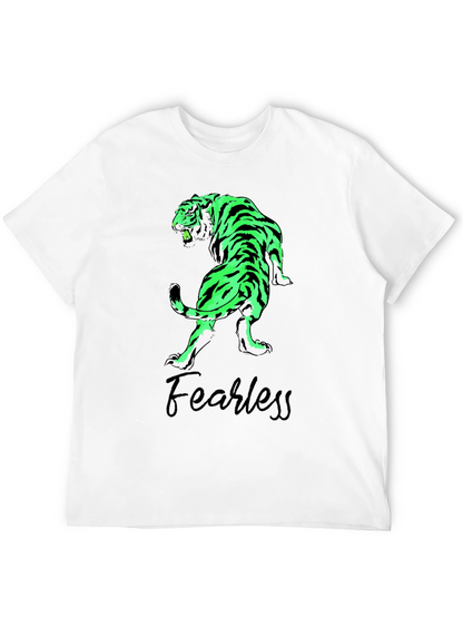Fearless Tiger Graphic Tee - Black T-Shirt