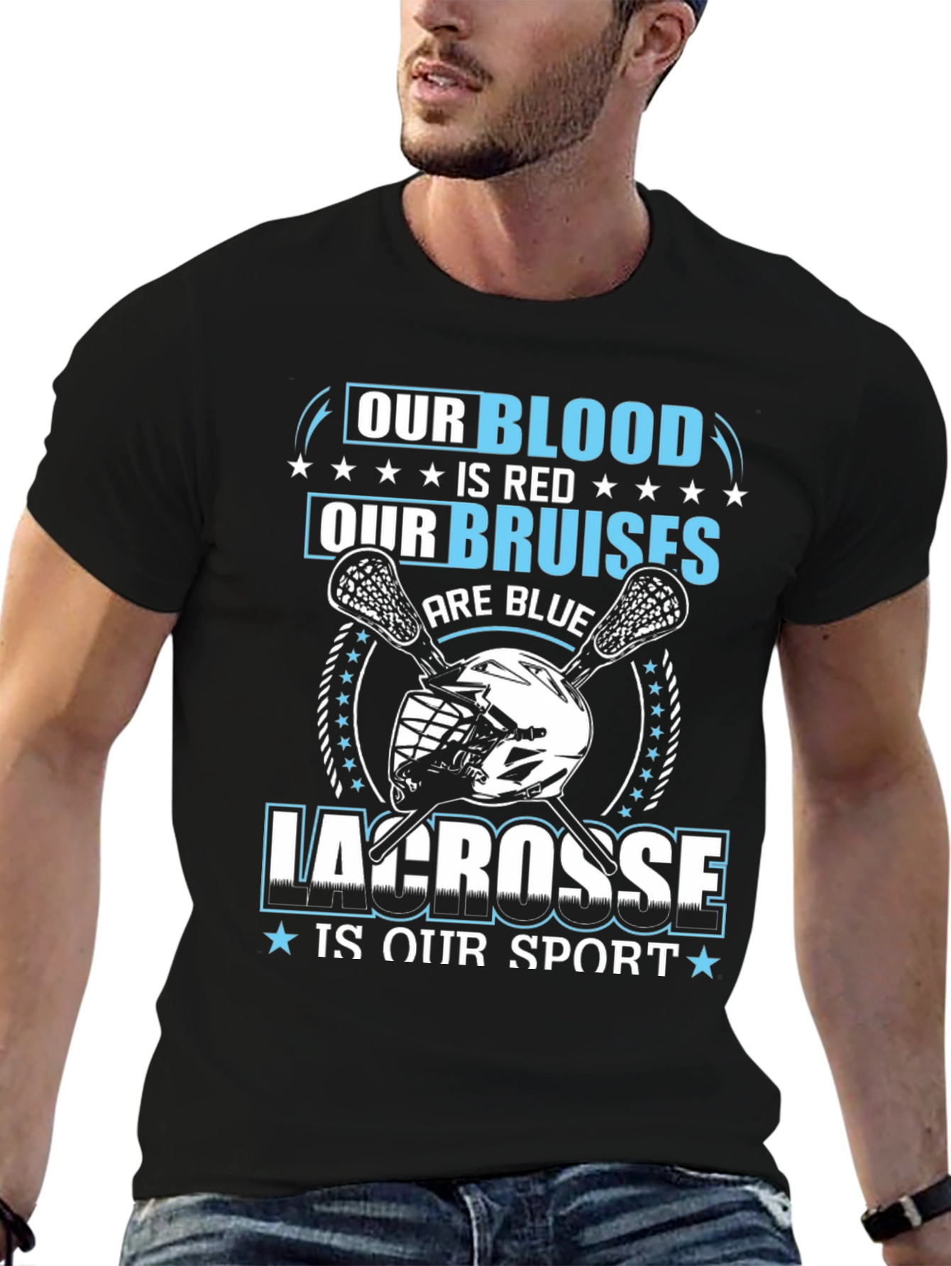 Lacrosse T-Shirt - Blood Bruises Sport Tee