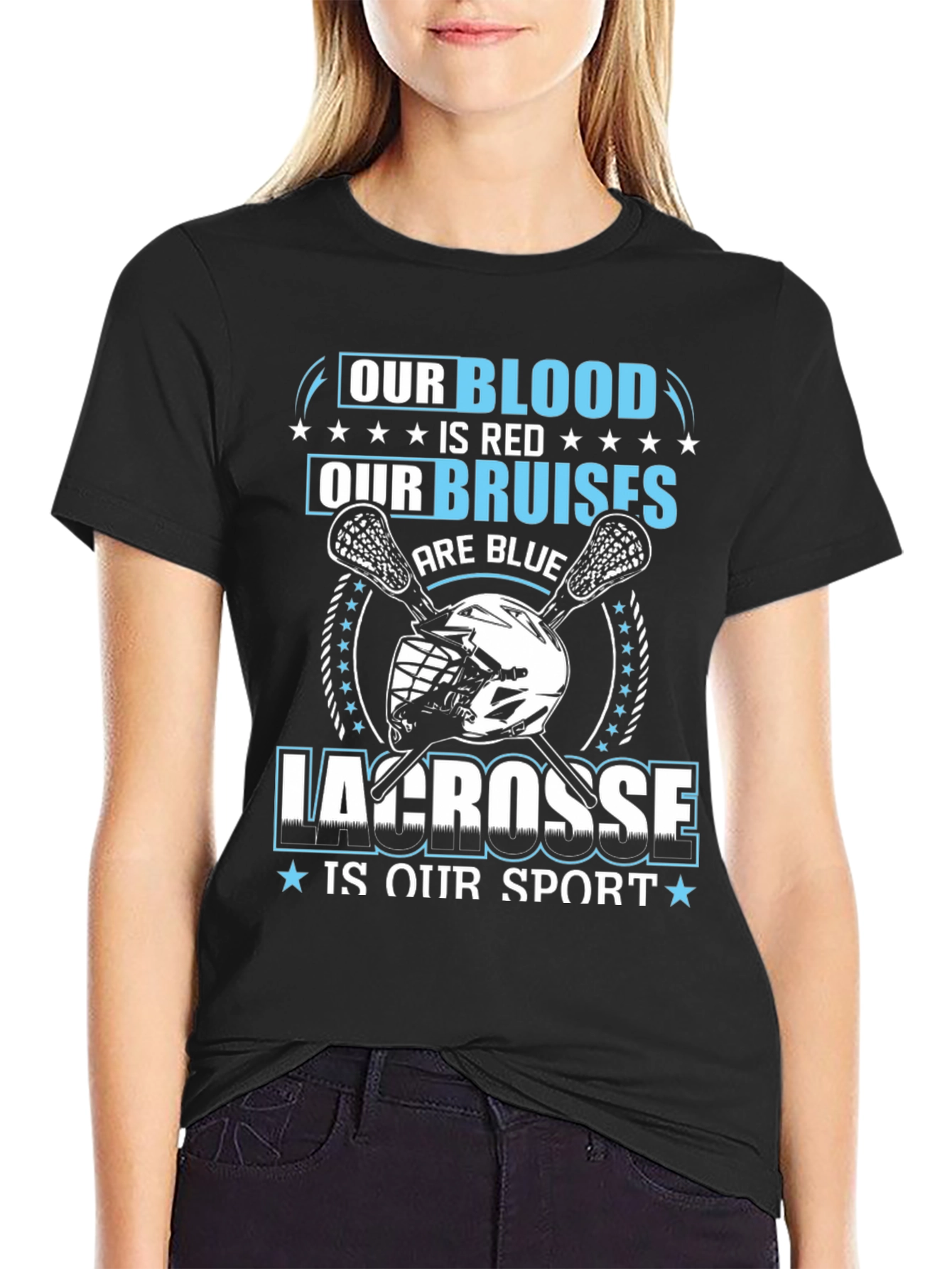 Lacrosse T-Shirt - Blood Bruises Sport Tee