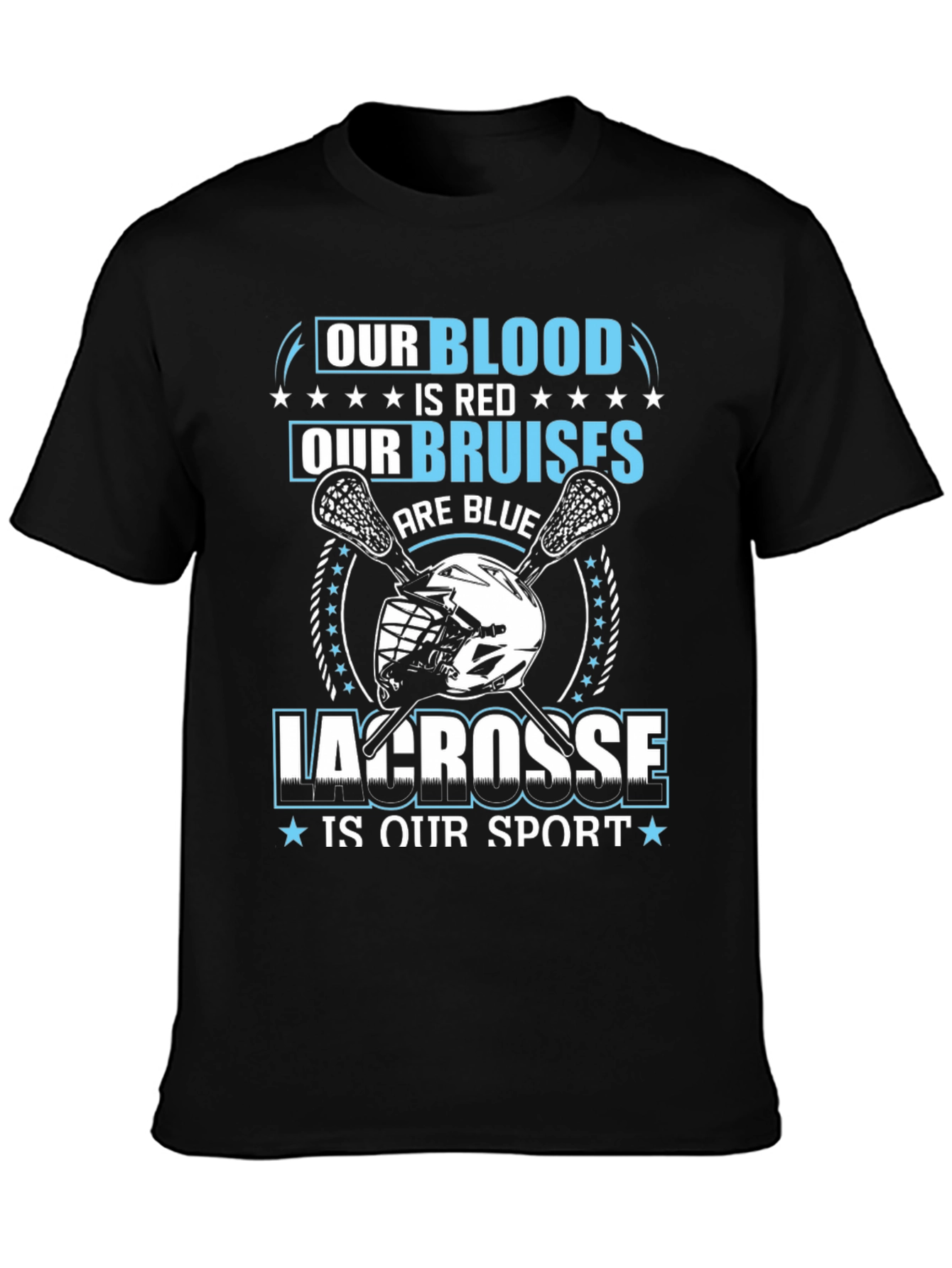 Lacrosse T-Shirt - Blood Bruises Sport Tee