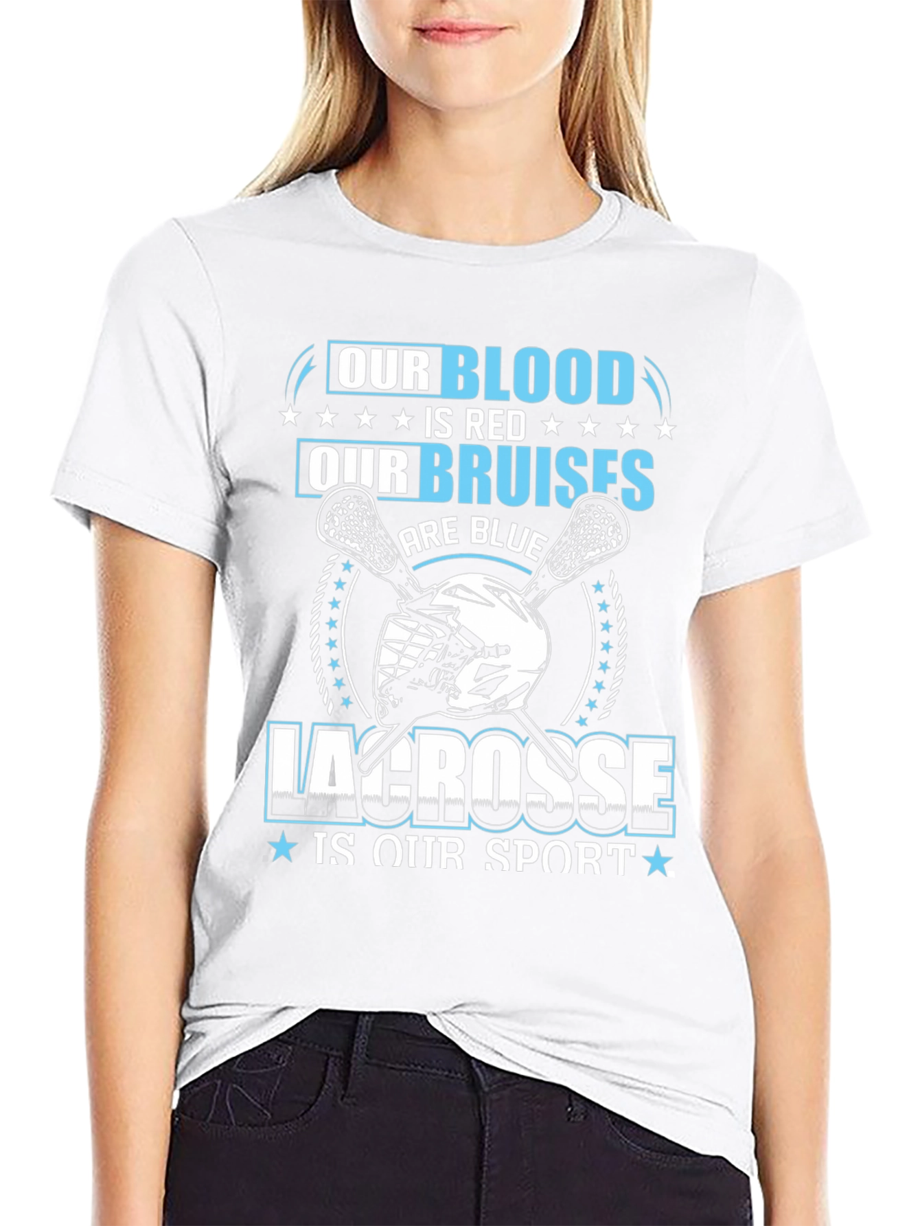 Lacrosse T-Shirt - Blood Bruises Sport Tee