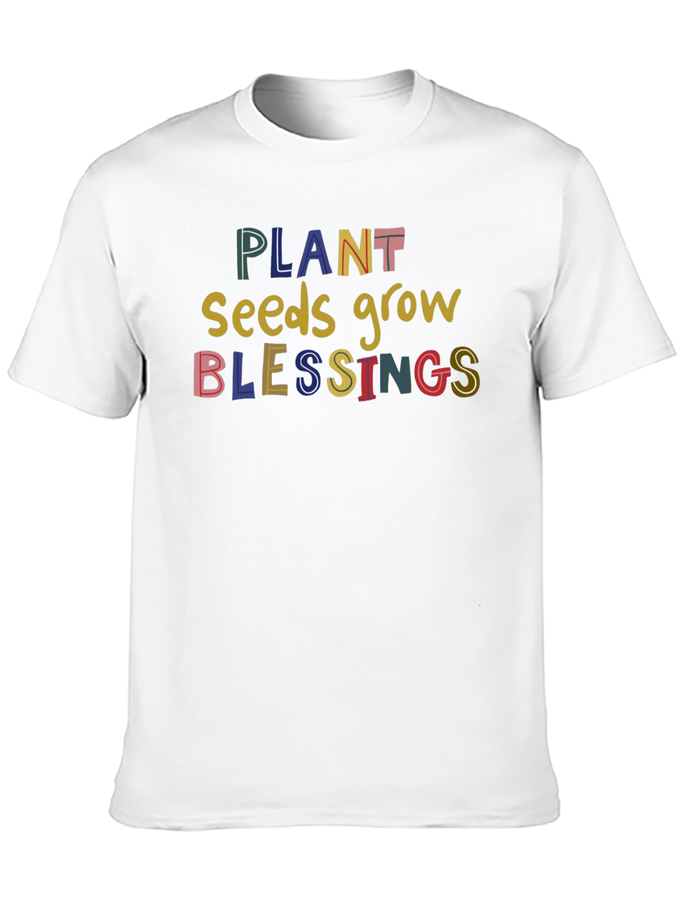Plant Seeds Grow Blessings Graphic T-Shirt