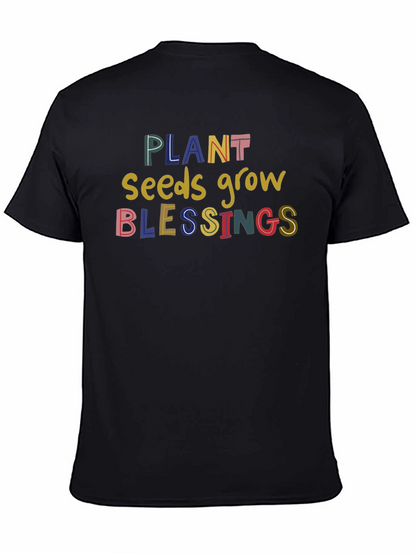 Plant Seeds Grow Blessings Graphic T-Shirt