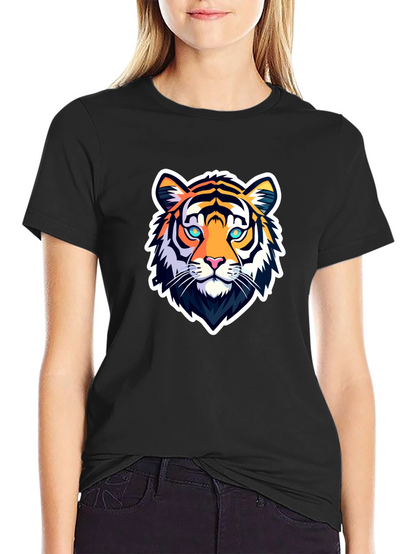 Cool Tiger Graphic Tee - Mens Black T-Shirt