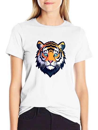 Cool Tiger Graphic Tee - Mens Black T-Shirt