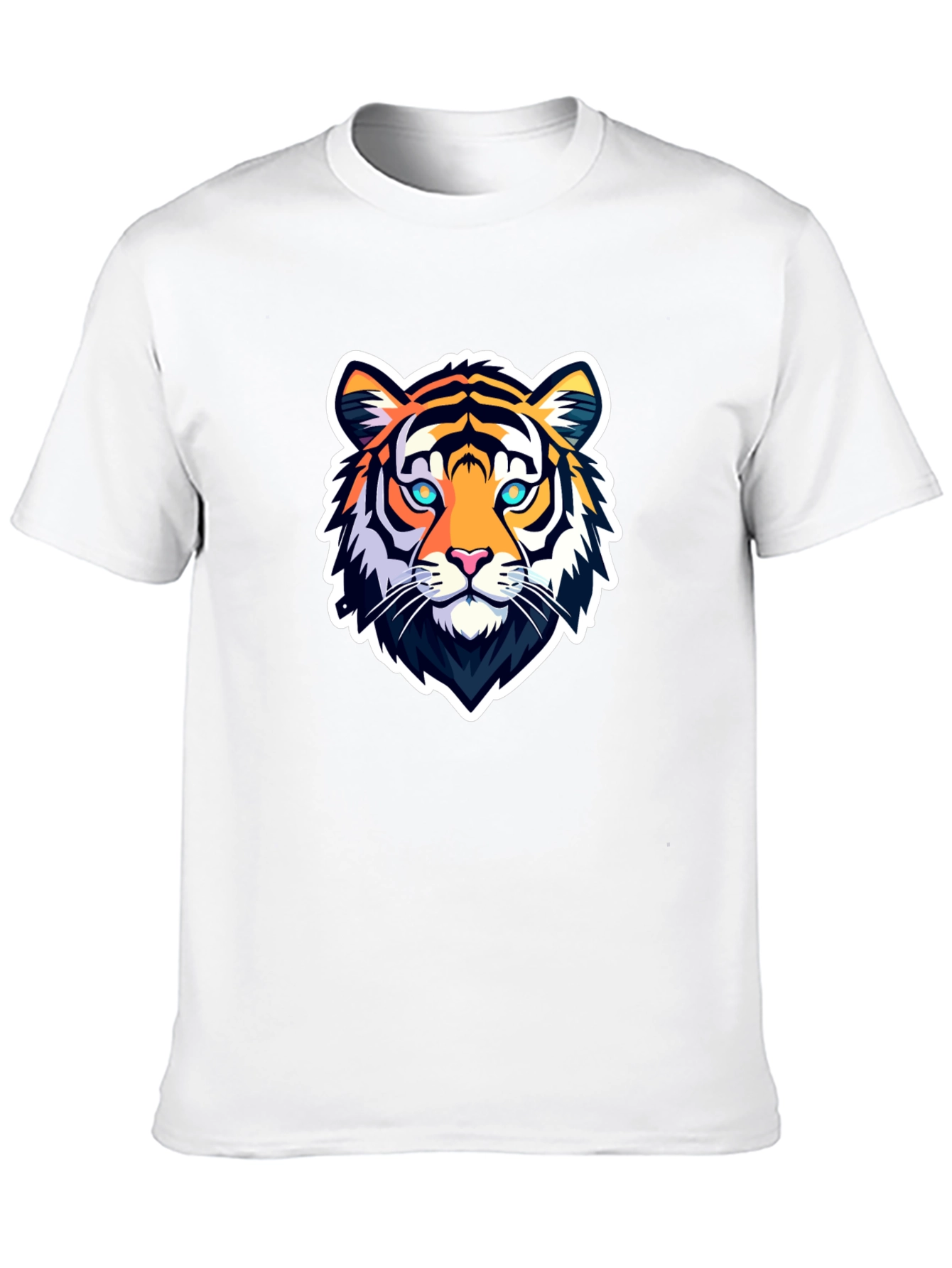 Cool Tiger Graphic Tee - Mens Black T-Shirt