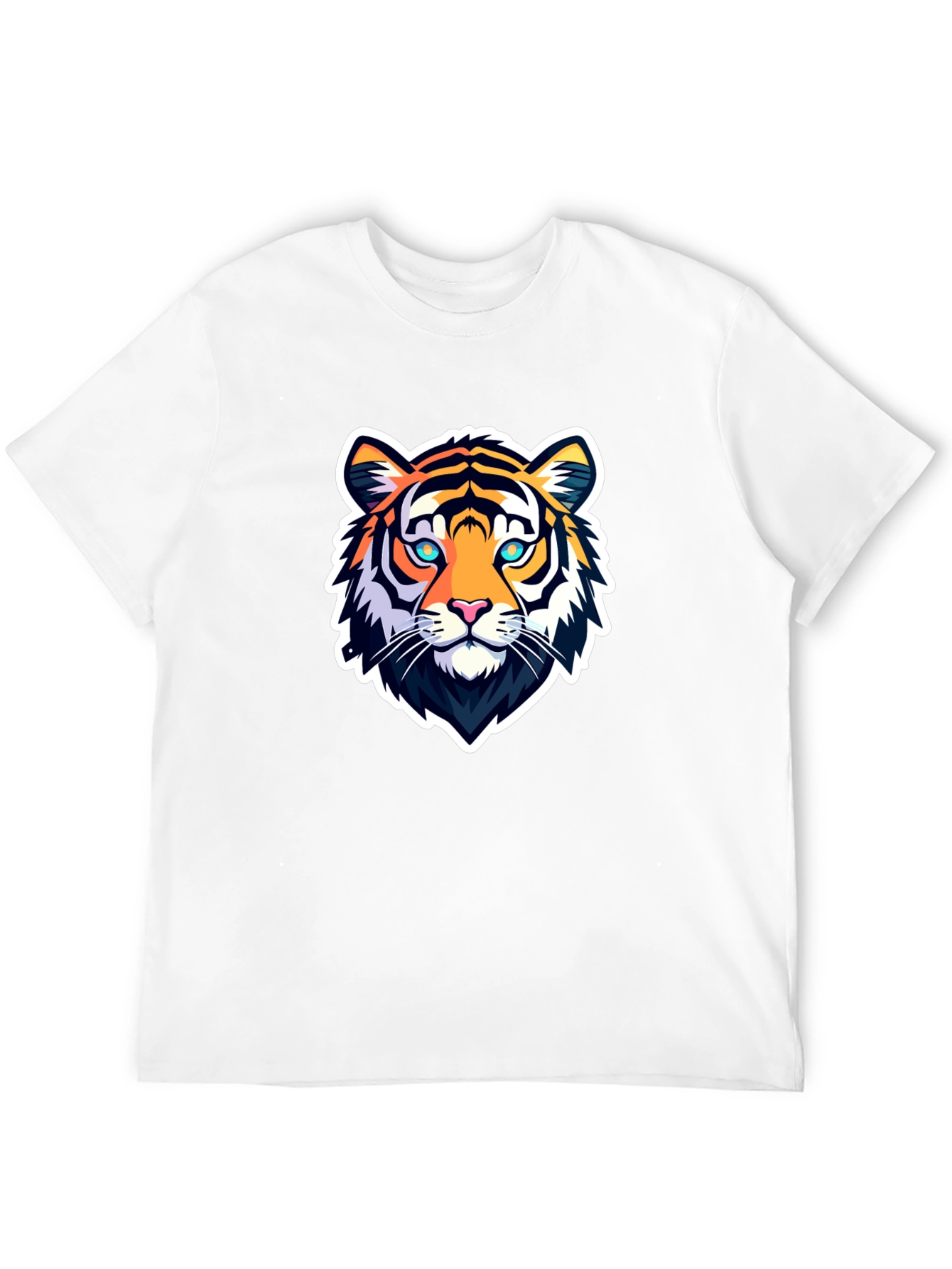 Cool Tiger Graphic Tee - Mens Black T-Shirt