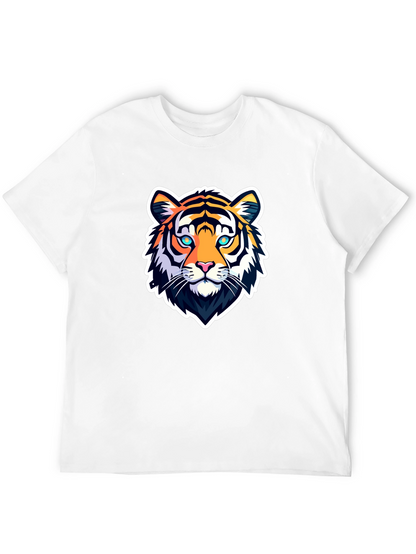 Cool Tiger Graphic Tee - Mens Black T-Shirt