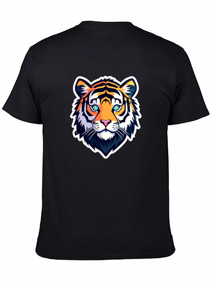 Cool Tiger Graphic Tee - Mens Black T-Shirt