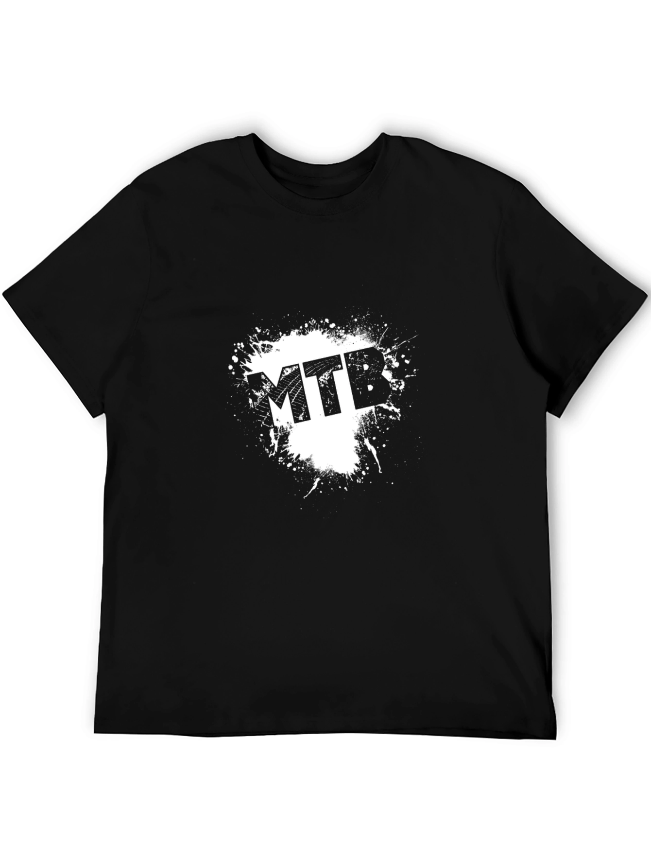 Mens Black MTB Graphic T-Shirt