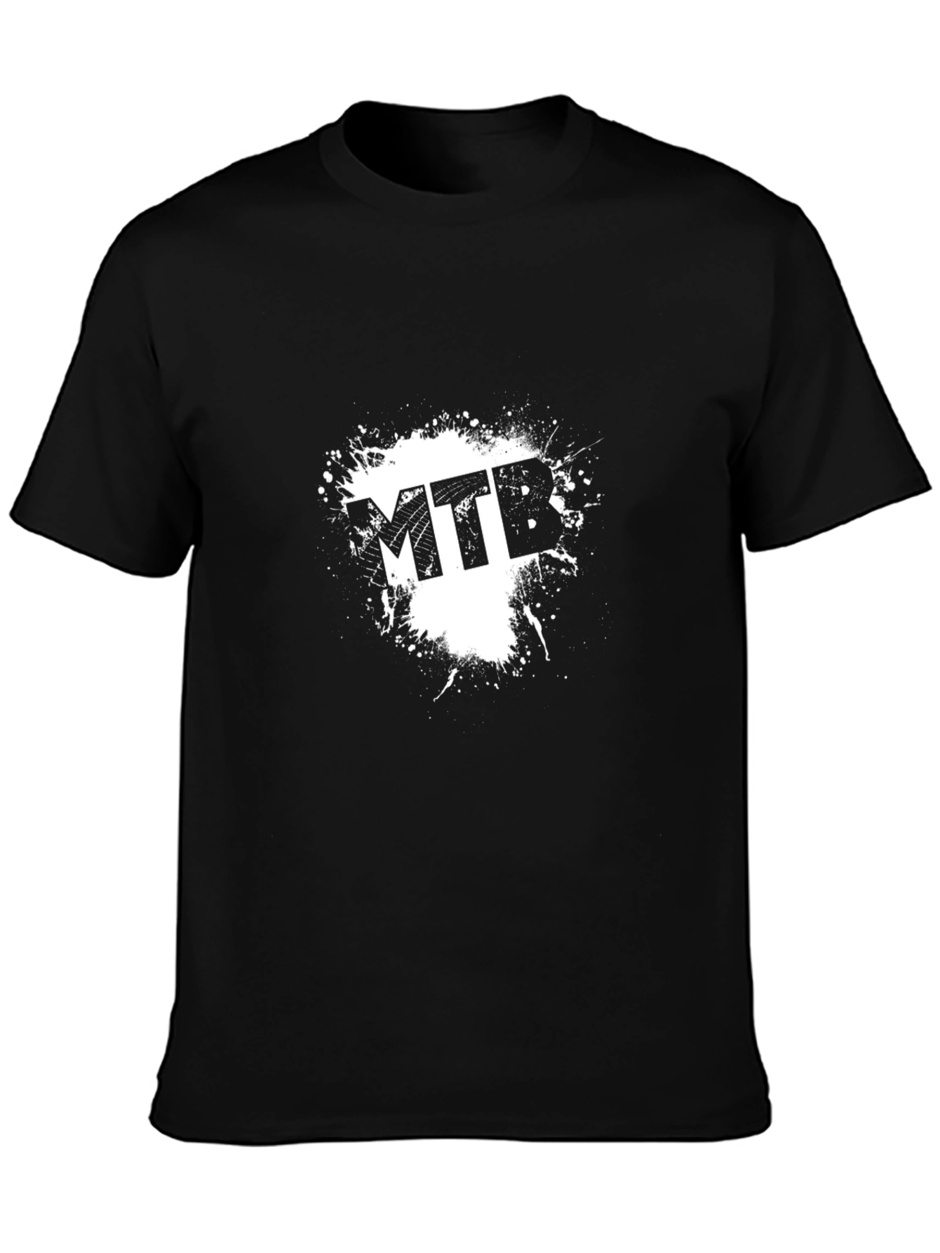 Mens Black MTB Graphic T-Shirt