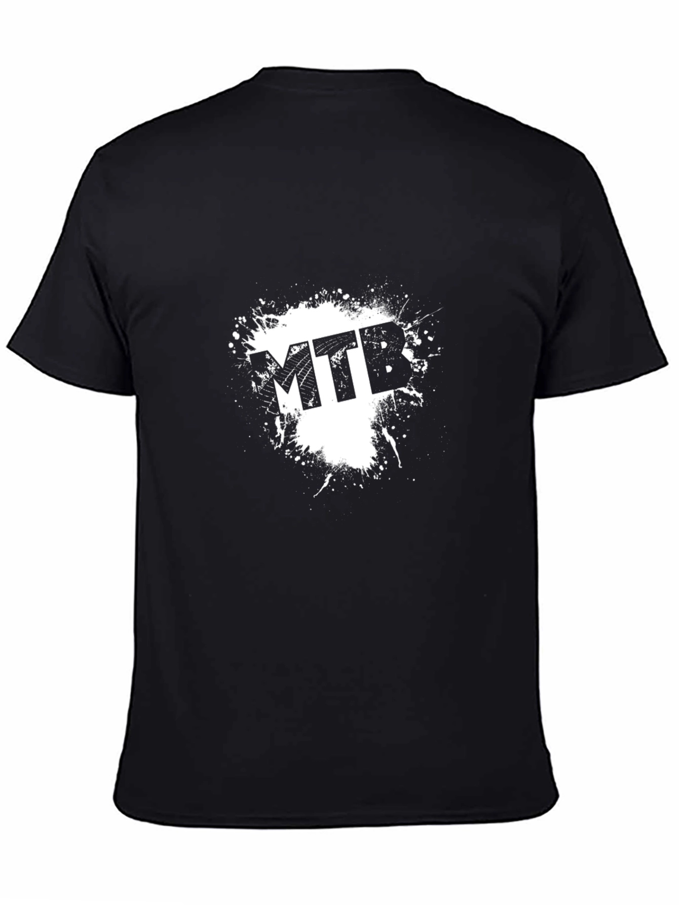 Mens Black MTB Graphic T-Shirt