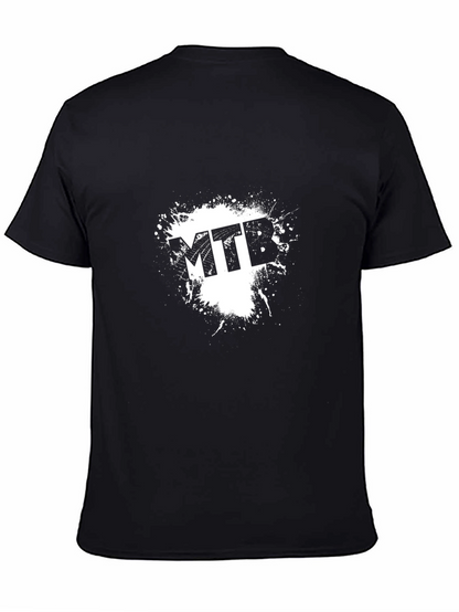 Mens Black MTB Graphic T-Shirt