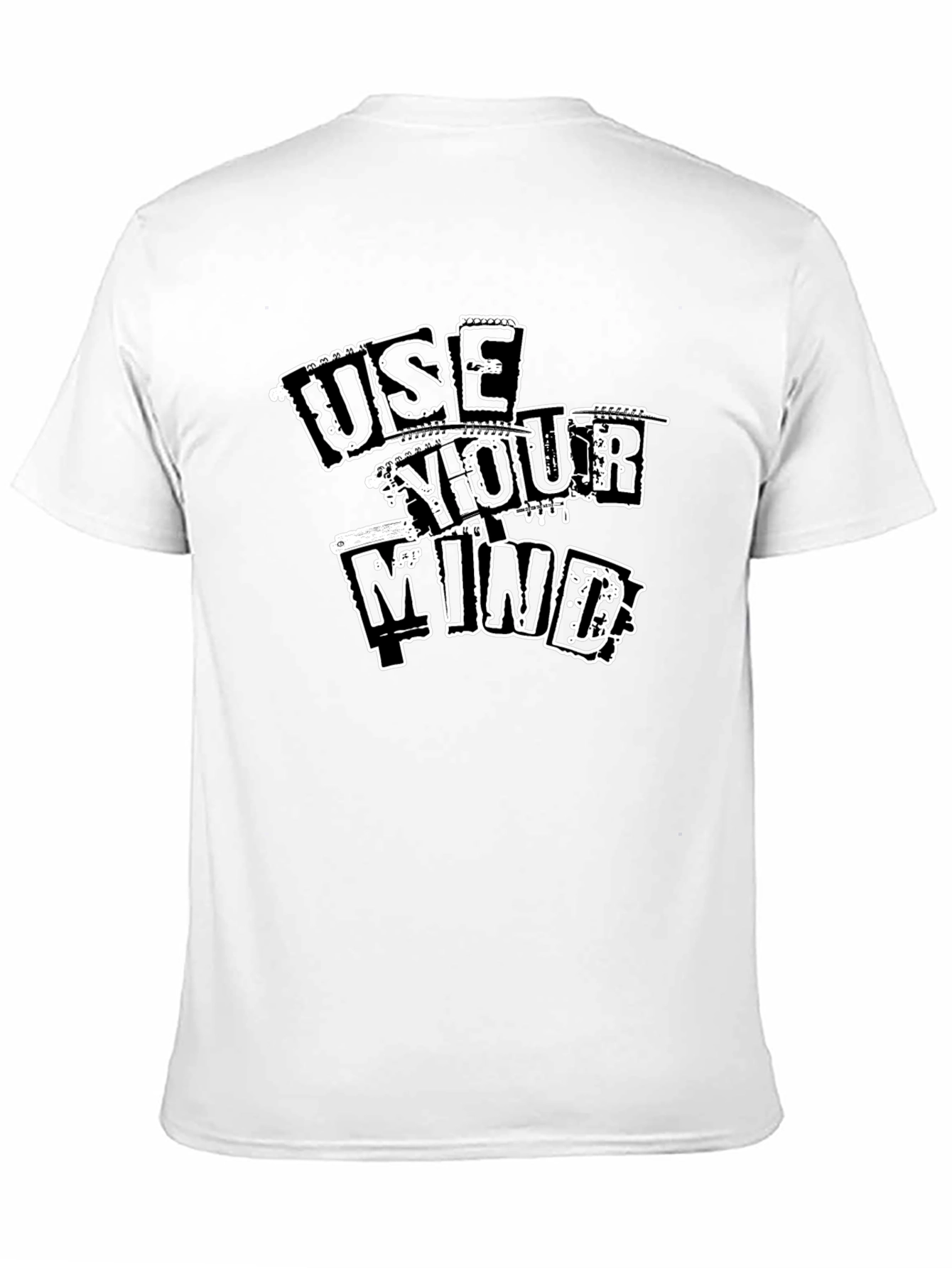 Use Your Mind Graphic T-Shirt - Black