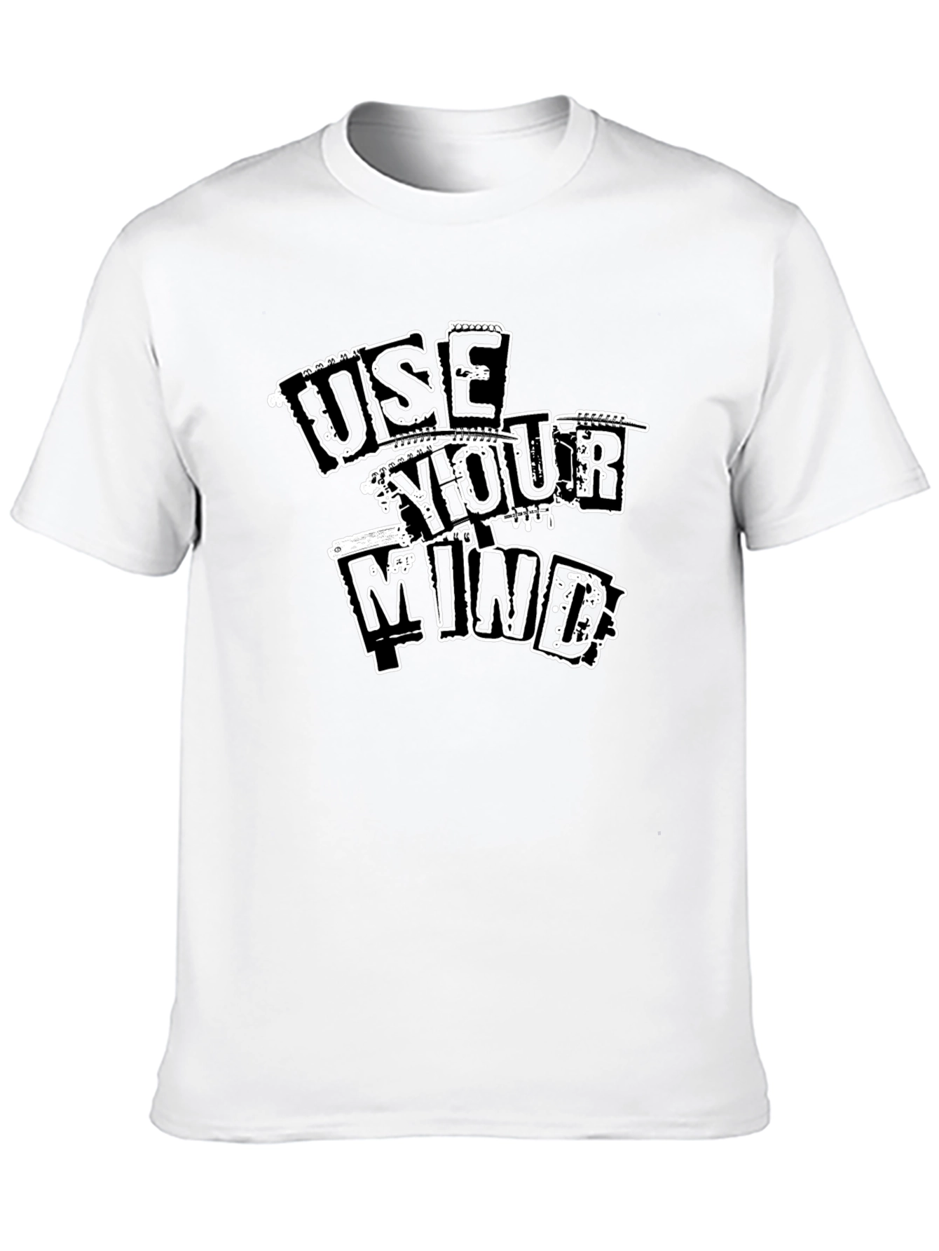 Use Your Mind Graphic T-Shirt - Black