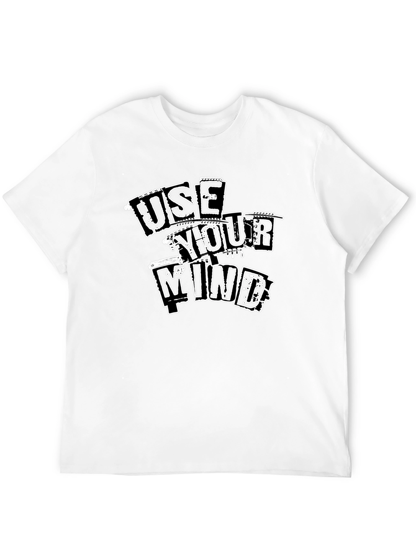 Use Your Mind Graphic T-Shirt - Black