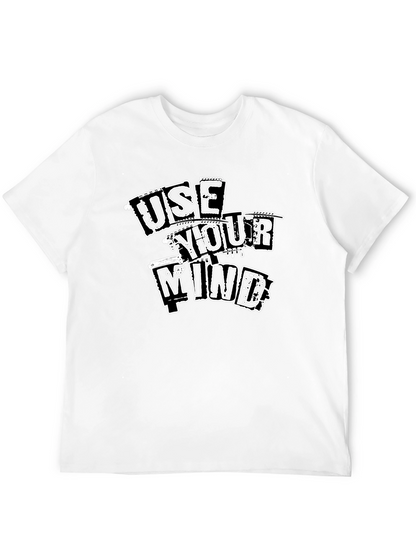 Use Your Mind Graphic T-Shirt - Black