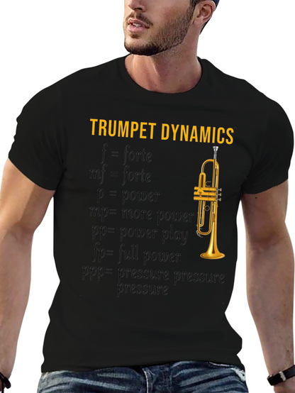 Trumpet Dynamics T-Shirt - Music Lover Apparel