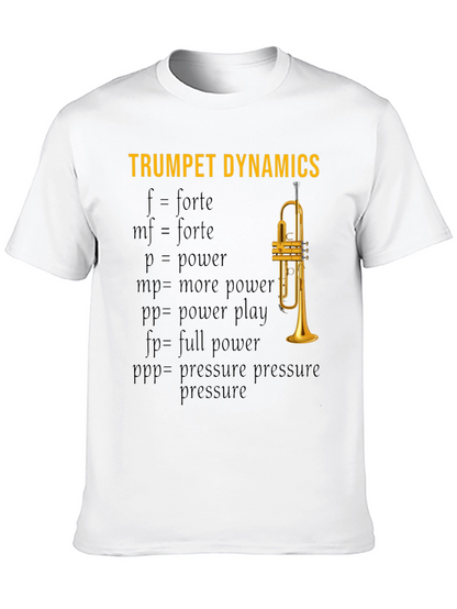 Trumpet Dynamics T-Shirt - Music Lover Apparel