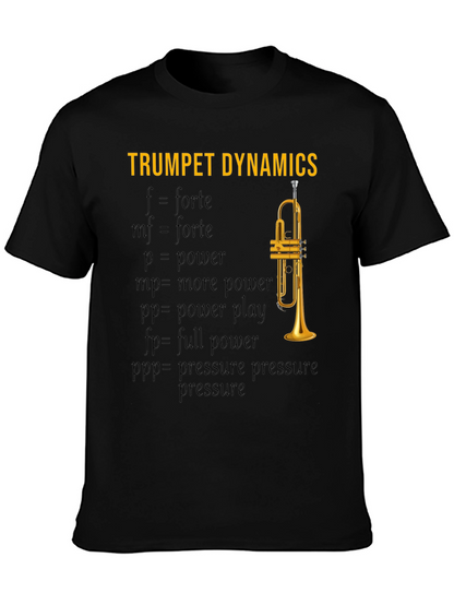 Trumpet Dynamics T-Shirt - Music Lover Apparel