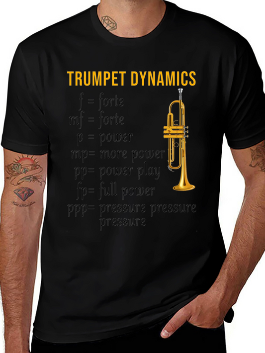 Trumpet Dynamics T-Shirt - Music Lover Apparel