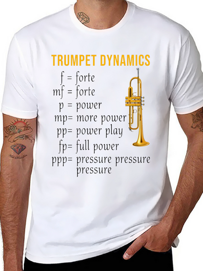 Trumpet Dynamics T-Shirt - Music Lover Apparel