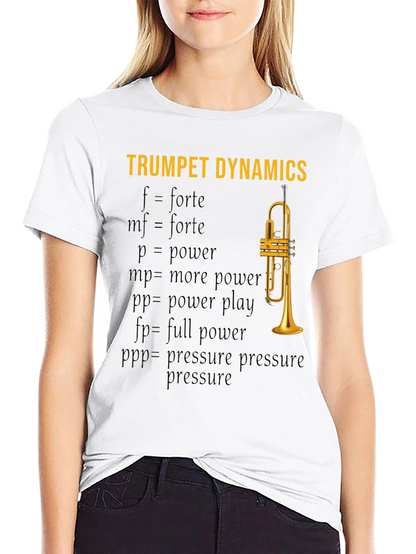 Trumpet Dynamics T-Shirt - Music Lover Apparel