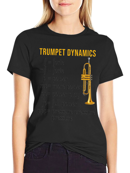 Trumpet Dynamics T-Shirt - Music Lover Apparel