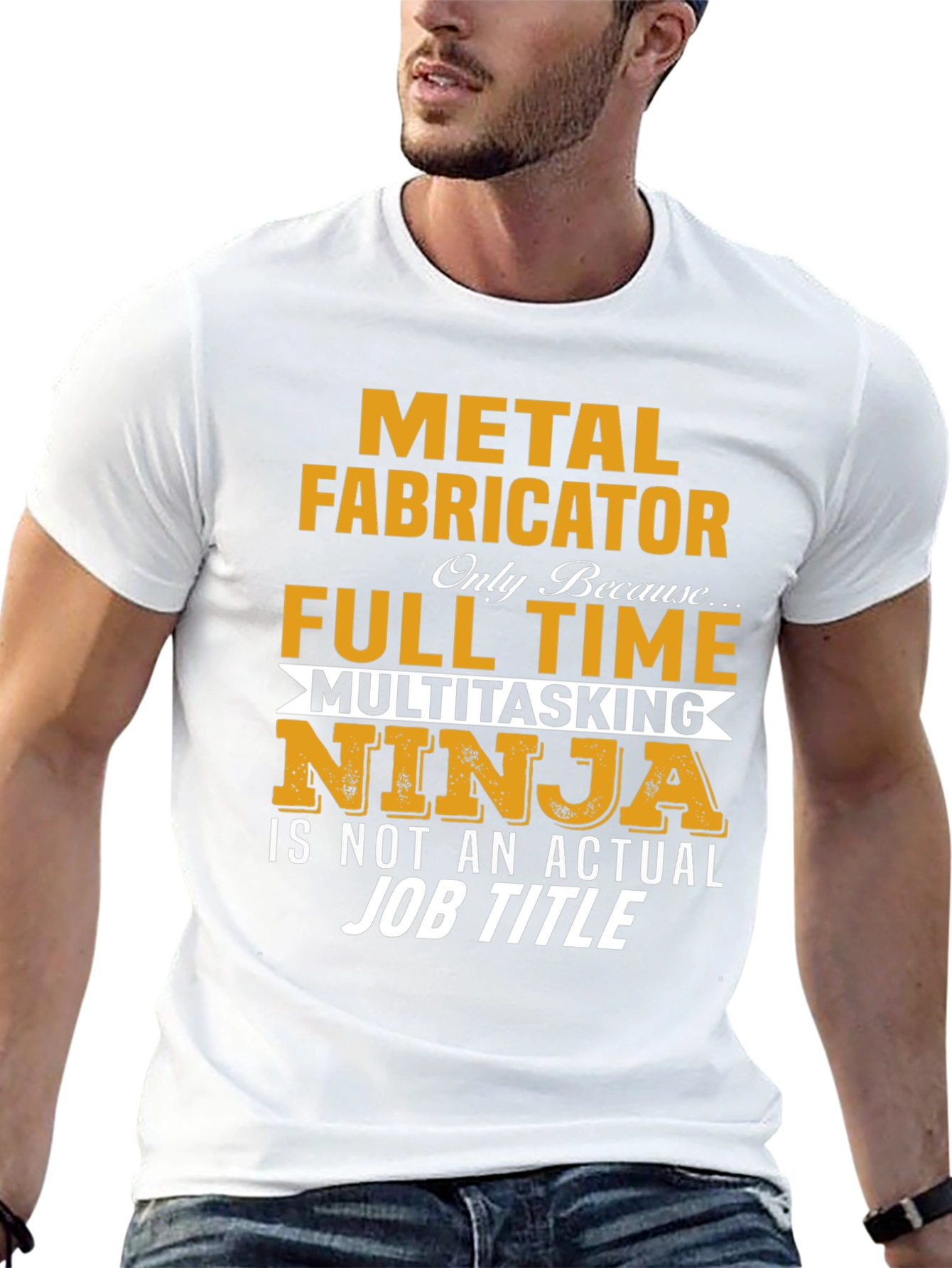 Metal Fabricator Full-Time Ninja T-Shirt