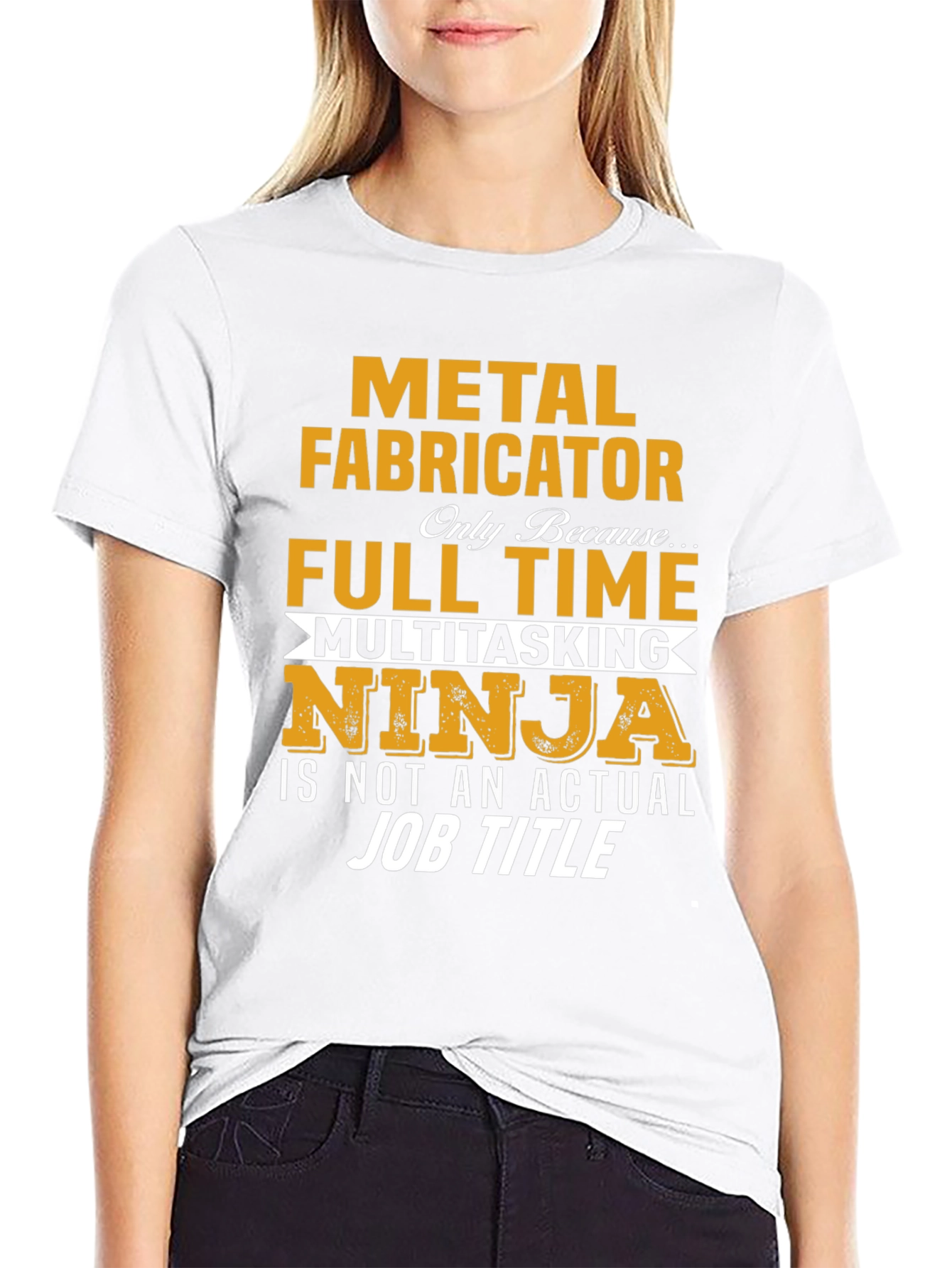 Metal Fabricator Full-Time Ninja T-Shirt