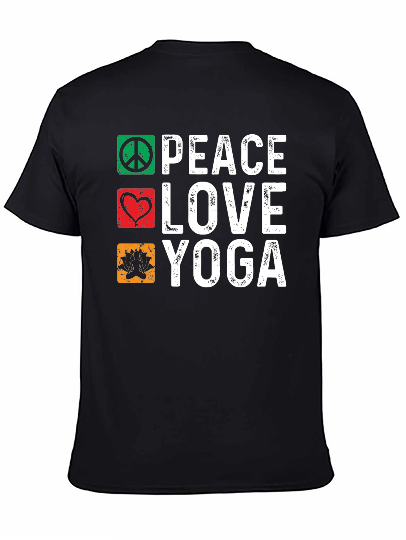 Peace Love Yoga Graphic Tee