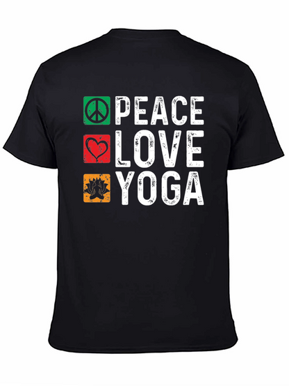 Peace Love Yoga Graphic Tee