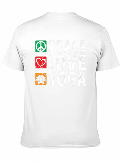Peace Love Yoga Graphic Tee