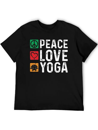 Peace Love Yoga Graphic Tee