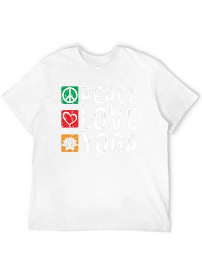 Peace Love Yoga Graphic Tee