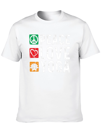 Peace Love Yoga Graphic Tee