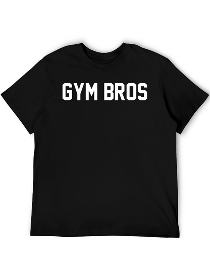 Gym Bros Black T-Shirt - Workout Apparel