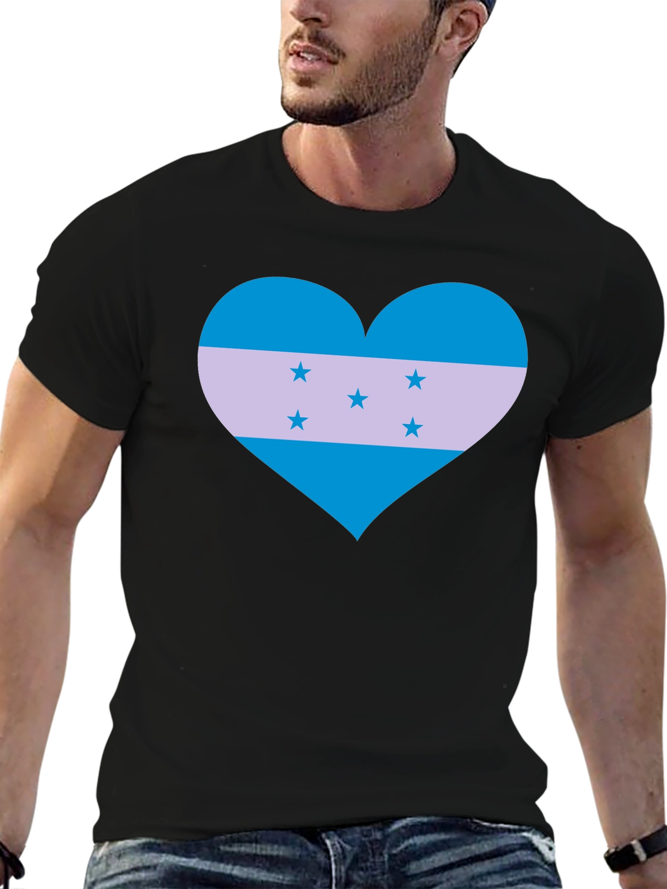 Honduras Flag Heart T-Shirt