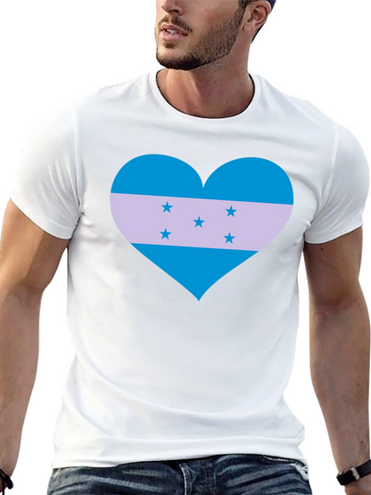 Honduras Flag Heart T-Shirt
