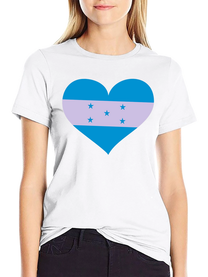 Honduras Flag Heart T-Shirt