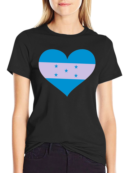 Honduras Flag Heart T-Shirt