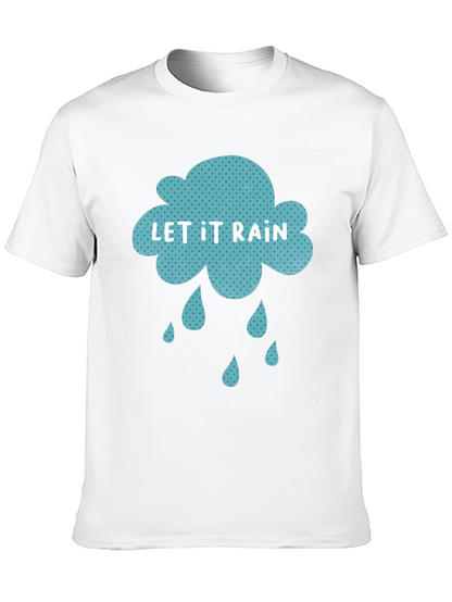 Let It Rain Graphic Tee - Stylish Comfort