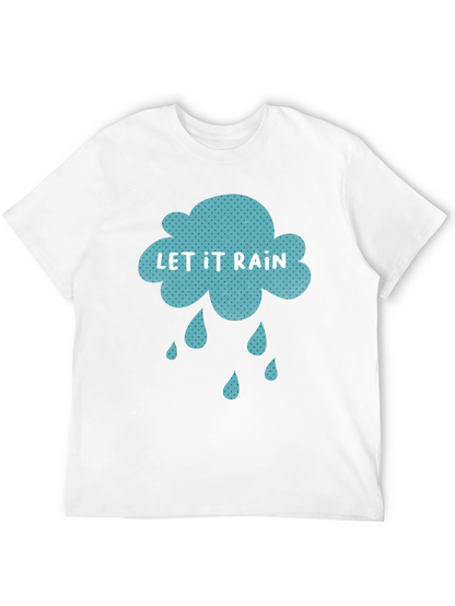 Let It Rain Graphic Tee - Stylish Comfort