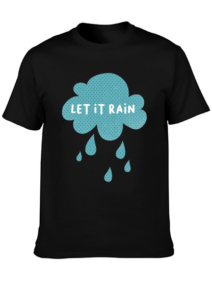 Let It Rain Graphic Tee - Stylish Comfort