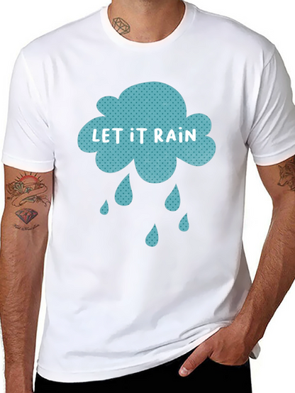 Let It Rain Graphic Tee - Stylish Comfort