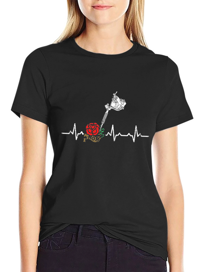 Tattoo Heartbeat T-Shirt - Unique Design