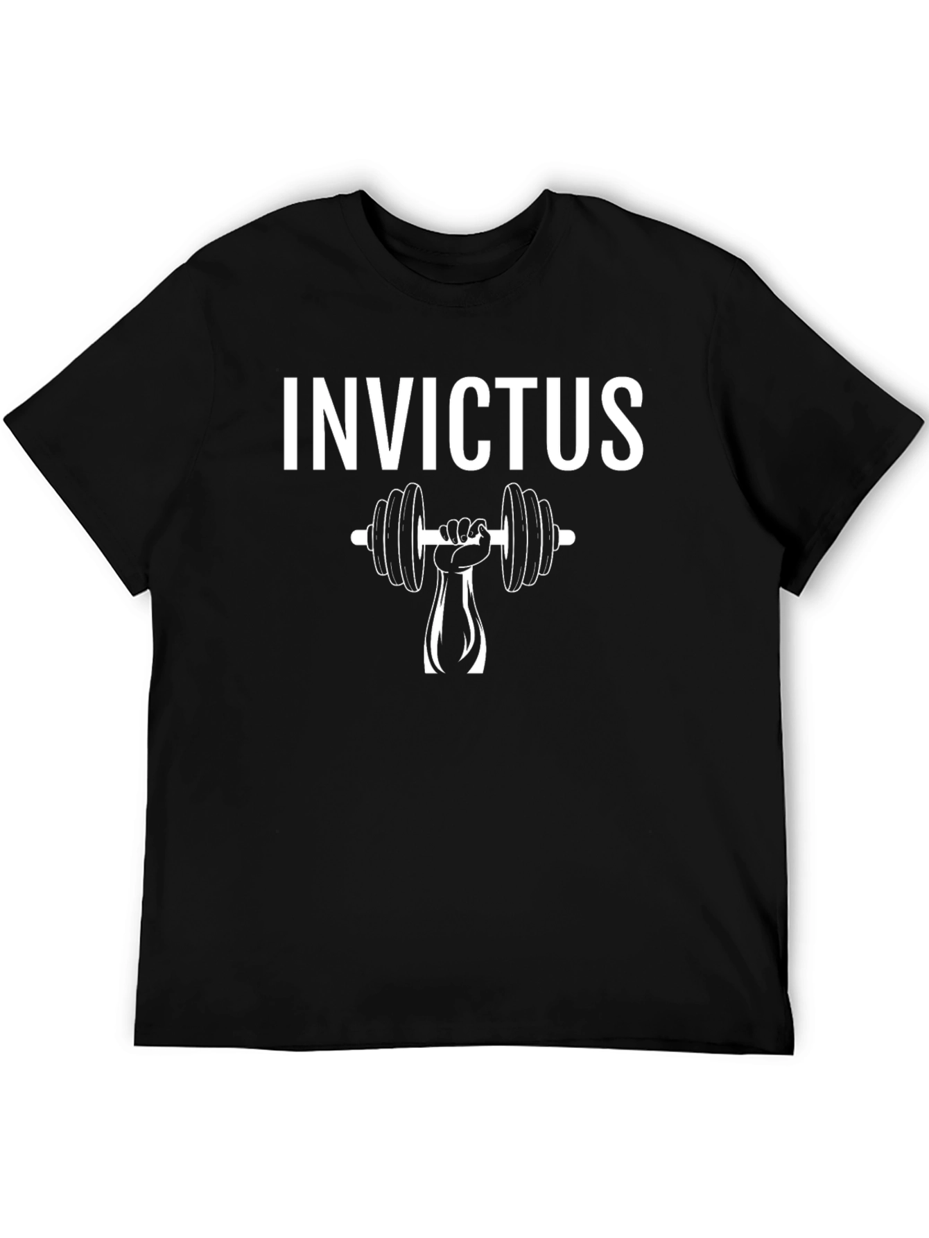 Invictus Weightlifting T-Shirt - Black Gym Apparel